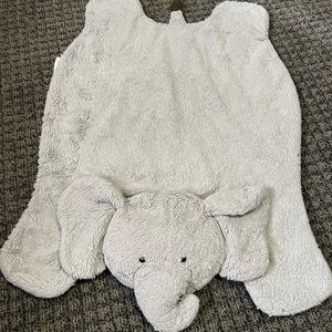 Pottery barn kids plush elephant mat